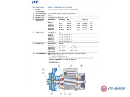 Насосная станция Pedrollo 2CPm 25/16B 24cl с/х