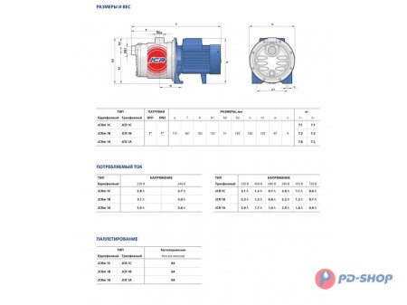 Насосная станция Pedrollo JCRm 1C 24cl с/х